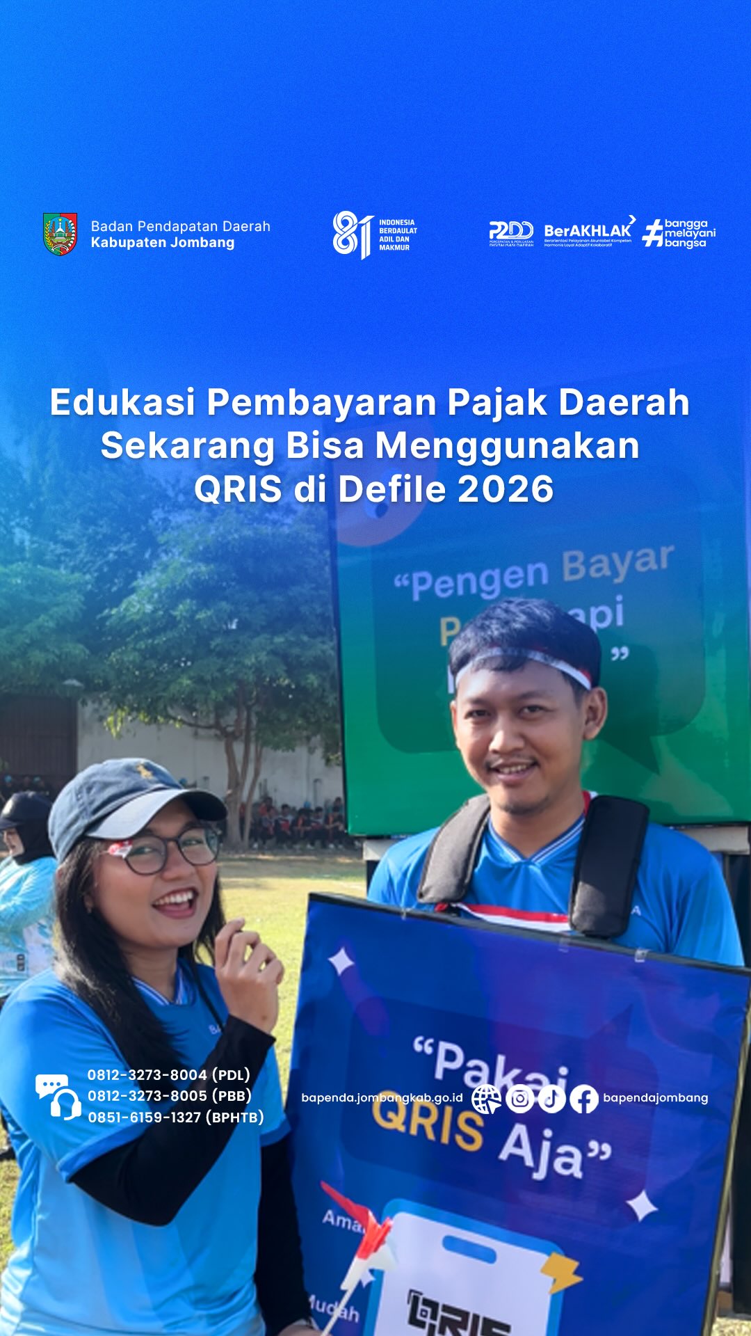 Iseng ngetes ASN Jombang di acara Defile 2026