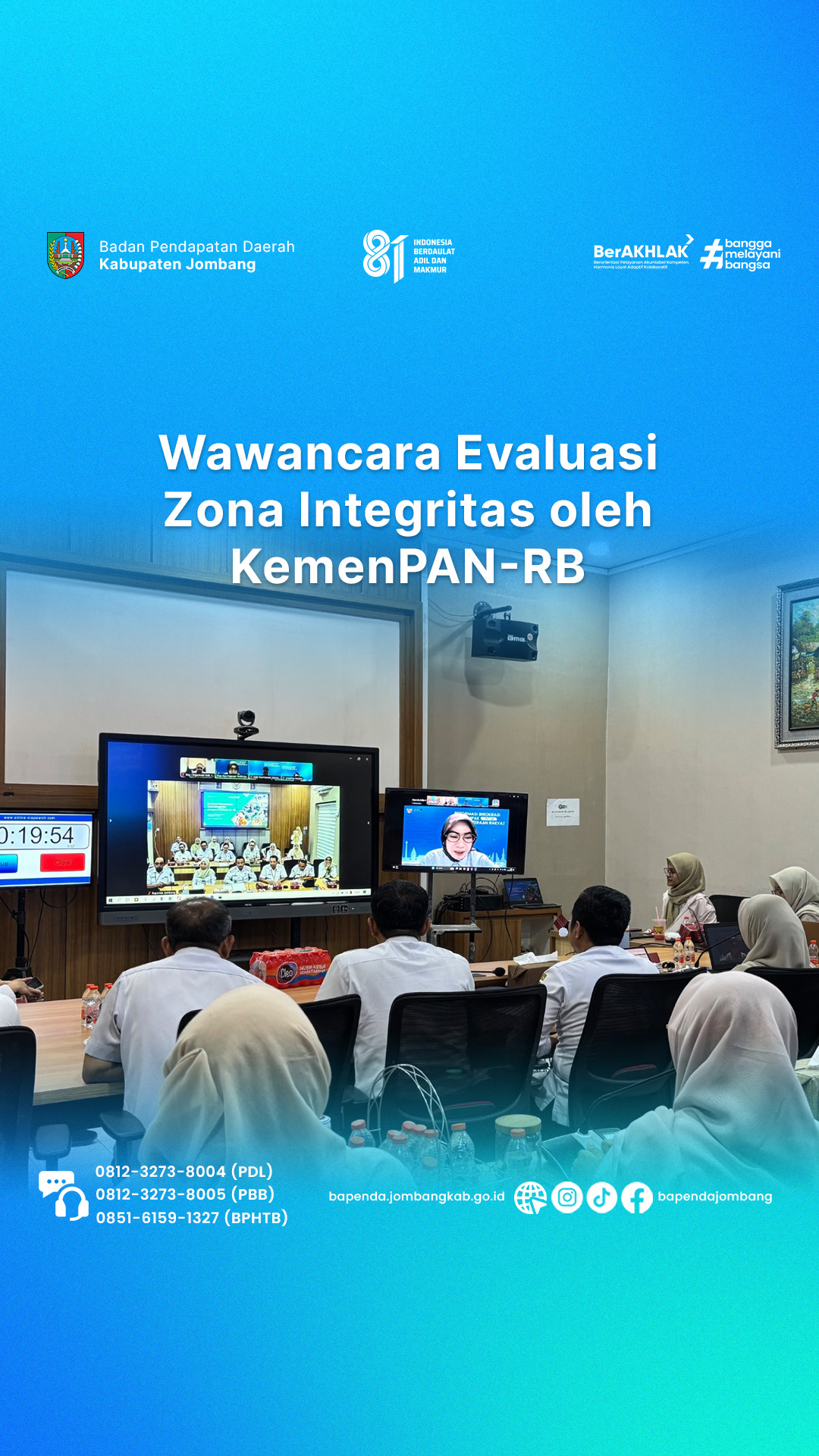 Wawancara Evaluasi Zona Integritas oleh KemenPAN-RB