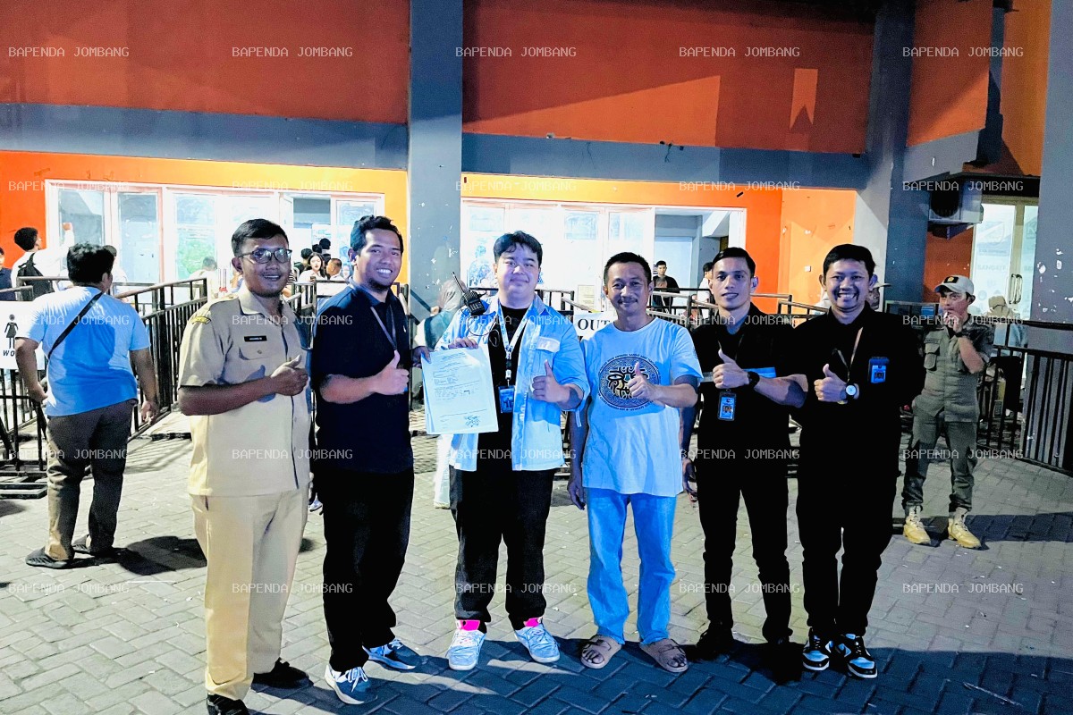 Bapenda Jombang Lakukan Pendataan Pajak Hiburan Konser “Persada Blast 2026” di GOR Jombang