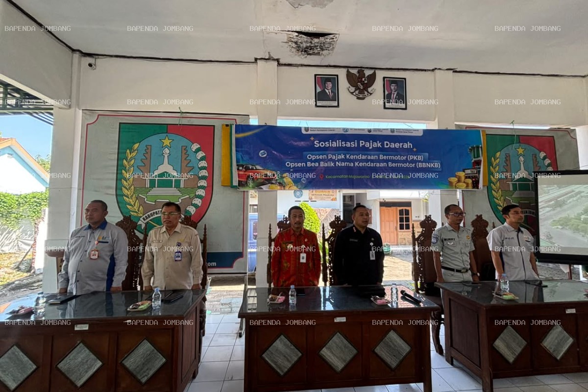 Bapenda Jombang Gelar Sosialisasi Pajak Daerah dan Opsen PKB-BBNKB di Kecamatan Mojowarno