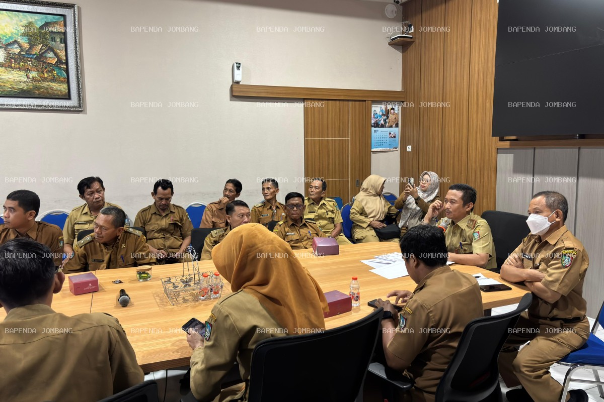 Bapenda Jombang Gelar Rakor Persiapan Pendataan Opsen PKB dan BBNKB Tahun 2026