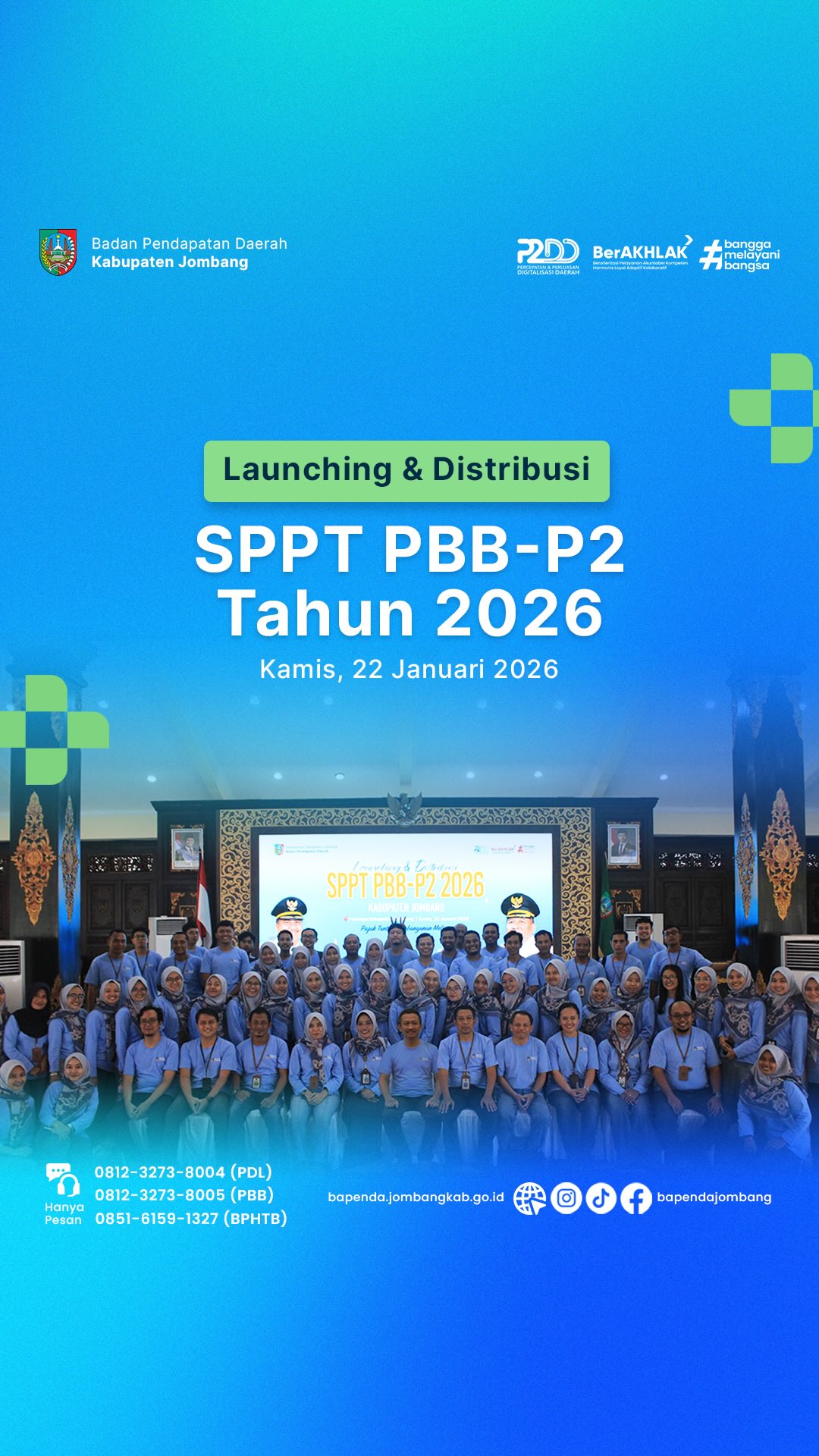 Launching dan Distribusi SPPT PBB-P2 Tahun 2026