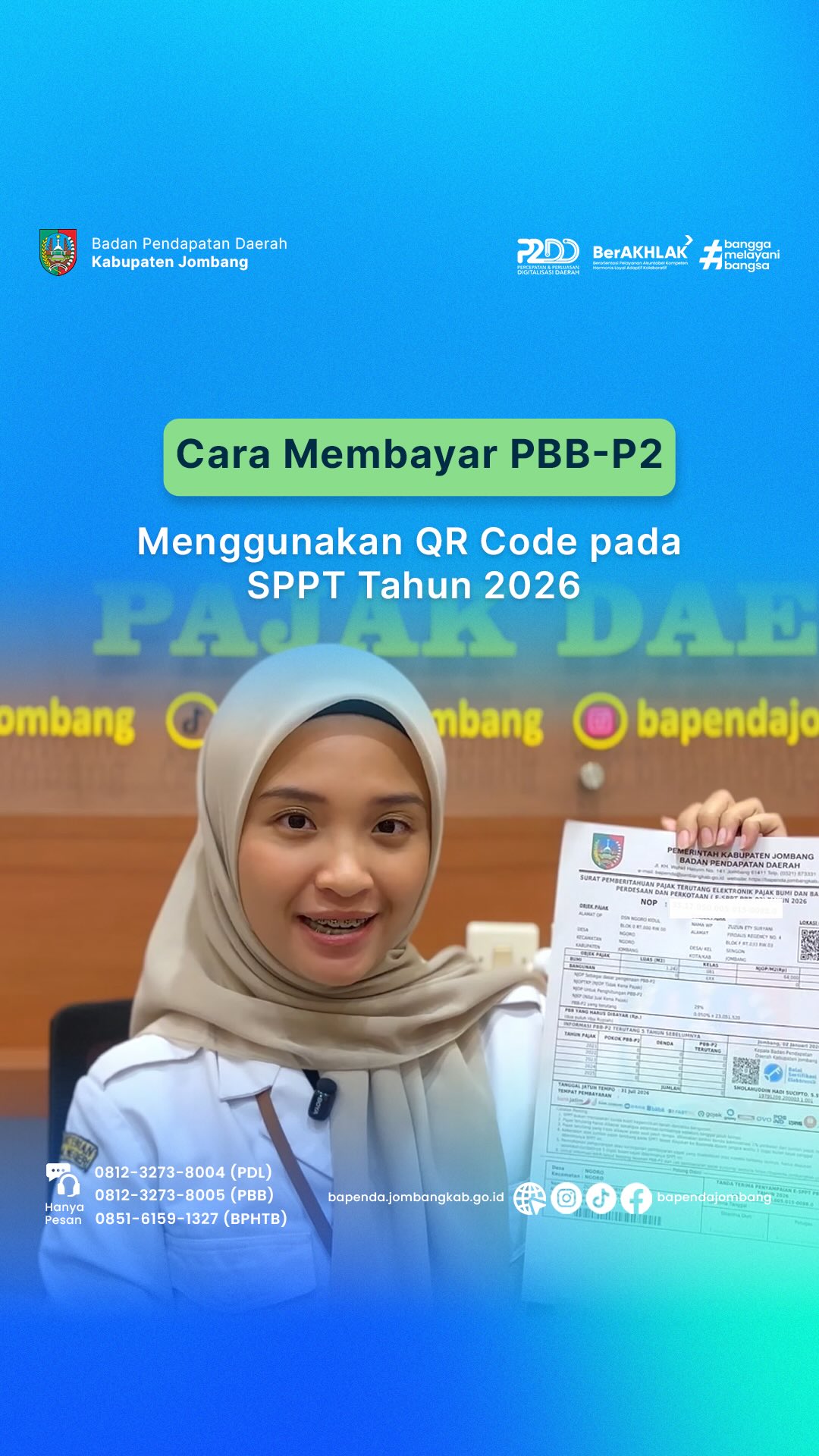Cara Membayar PBB-P2 Tahun 2026 Menggunakan QR Code Pada SPPT 2026