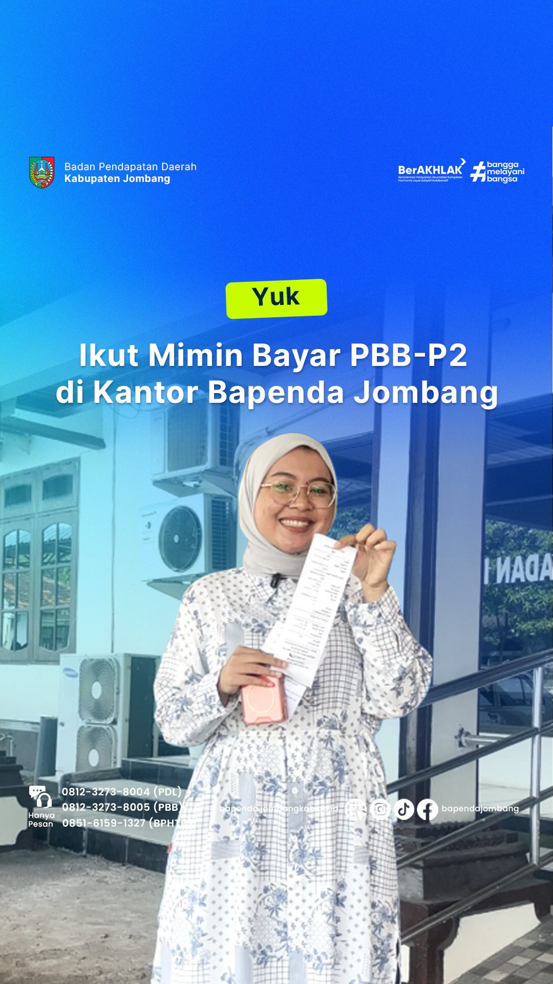 Ikut Mimin Bayar PBB-P2 di Kantor Pajak Jombang