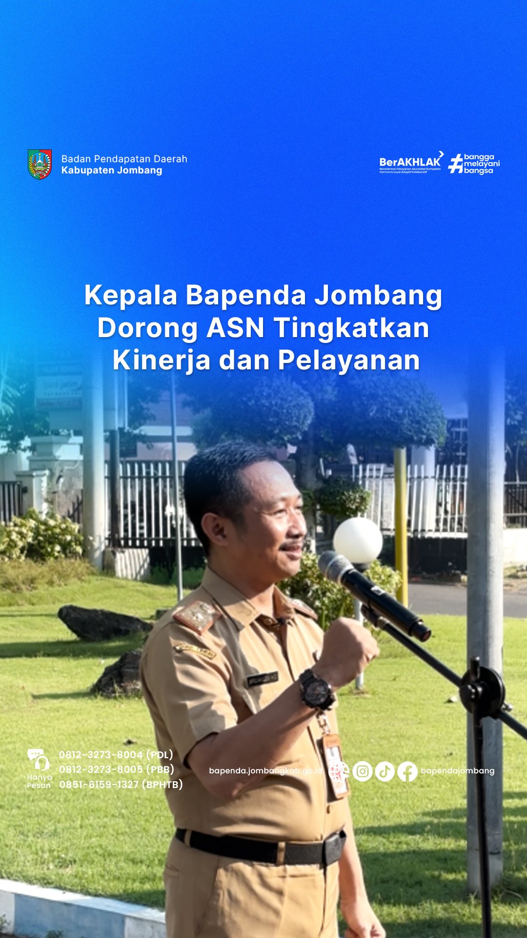 Kepala Bapenda Dorong ASN Tingkatkan Kinerja dan Pelayanan