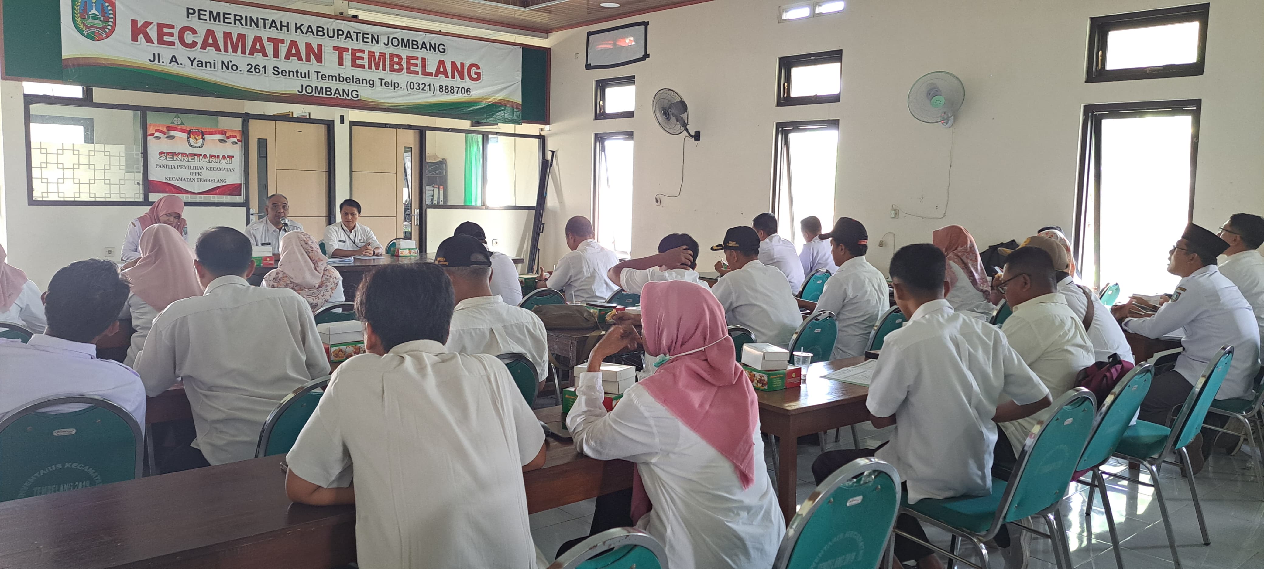 BAPENDA KABUPATEN JOMBANG GELAR MONEV PBB-P2 DI KECAMATAN TEMBELANG