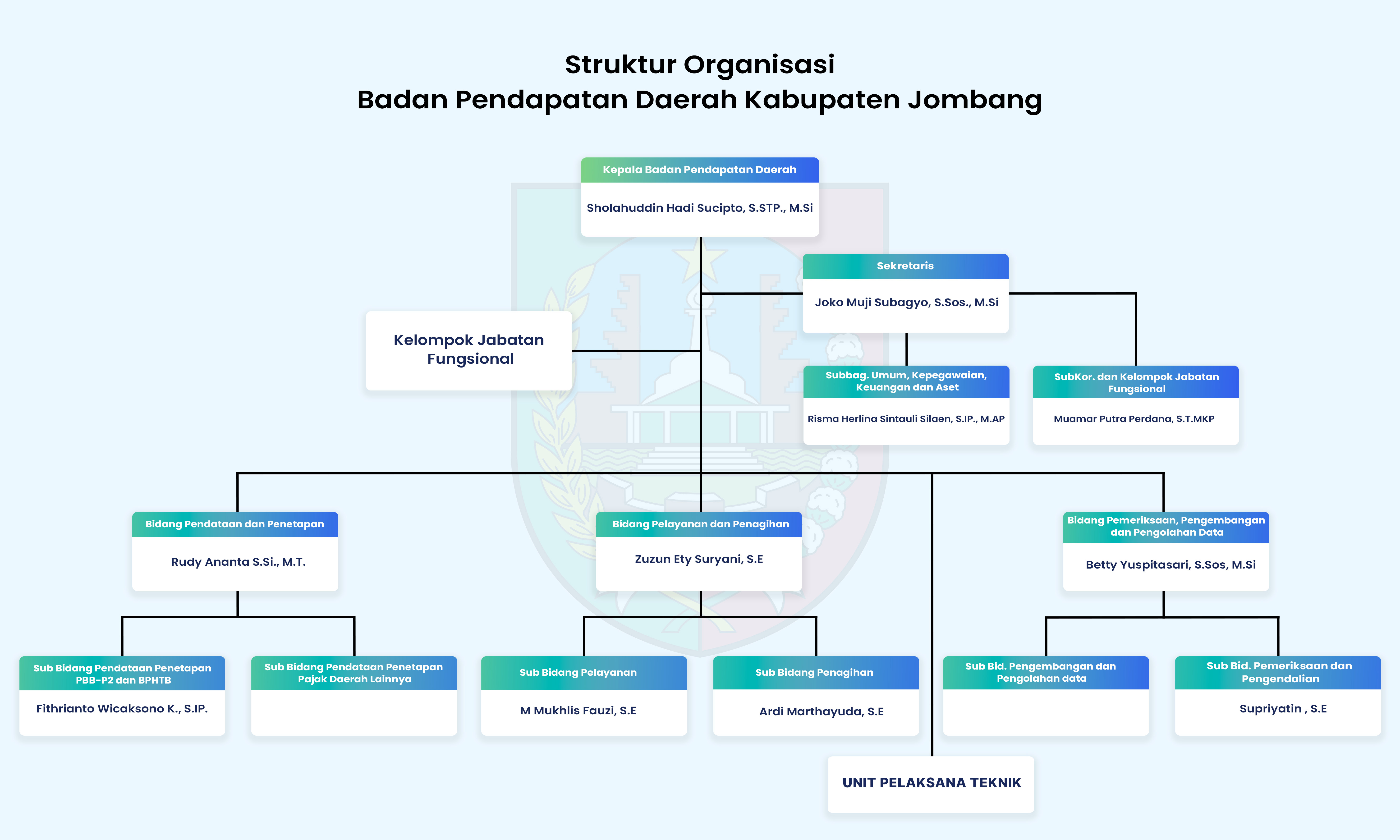 Bagan Struktur Organisasi Bapenda