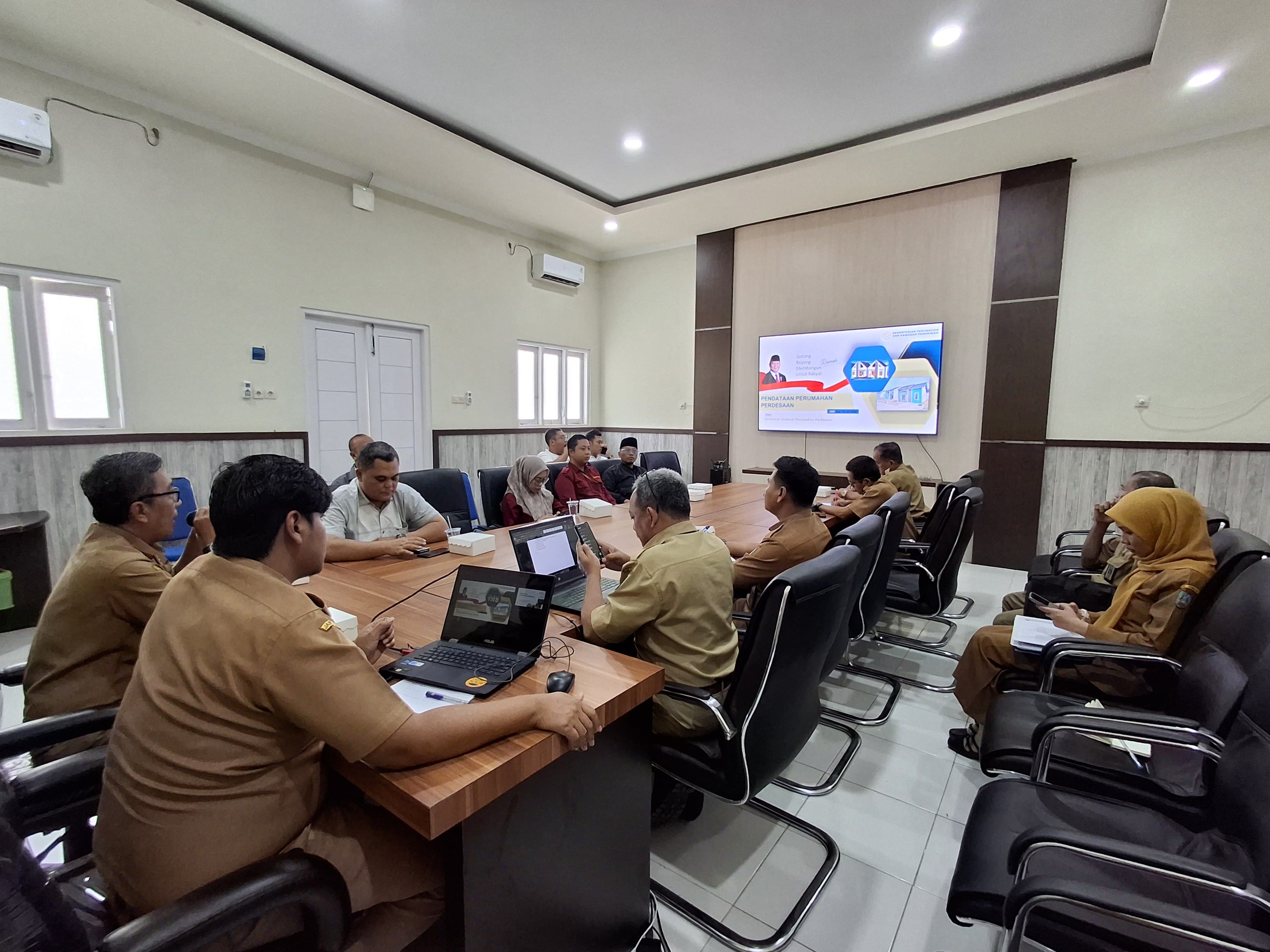 BAPENDA HADIRI RAPAT KOORDINASI PENDATAAN PEMBANGUNAN RUMAH DI KABUPATEN JOMBANG