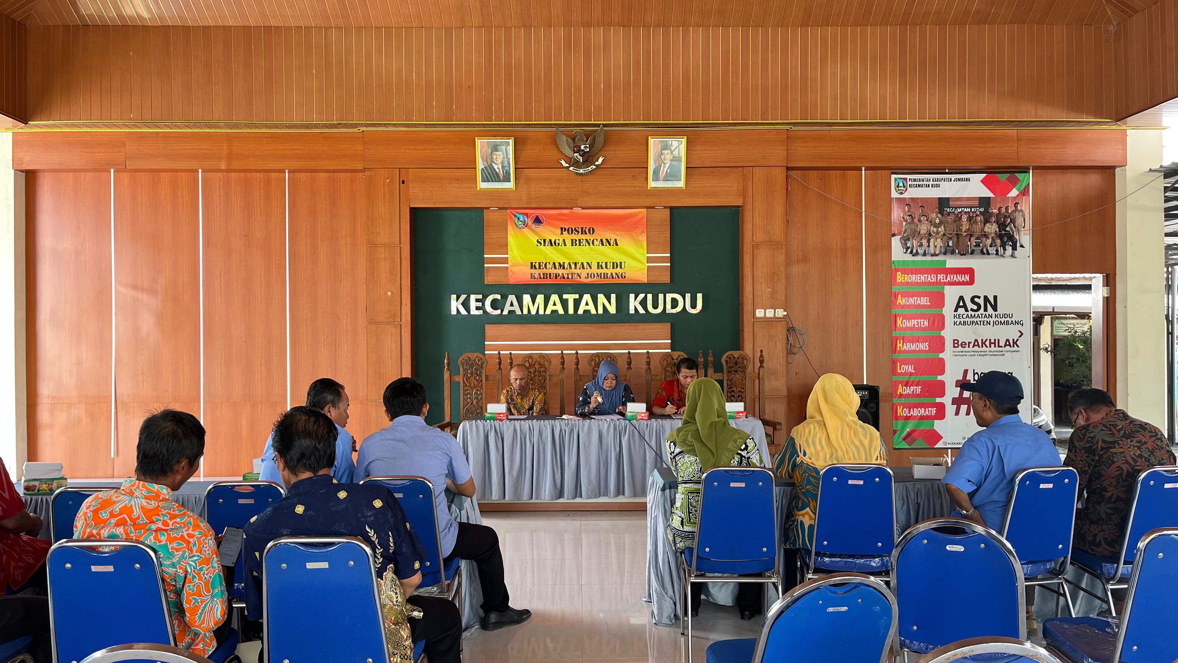 MONITORING DAN EVALUASI PBB-P2 KECAMATAN KUDU: REALISASI BARU CAPAI 47,46%, DIHARAPKAN TERUS MENINGKAT