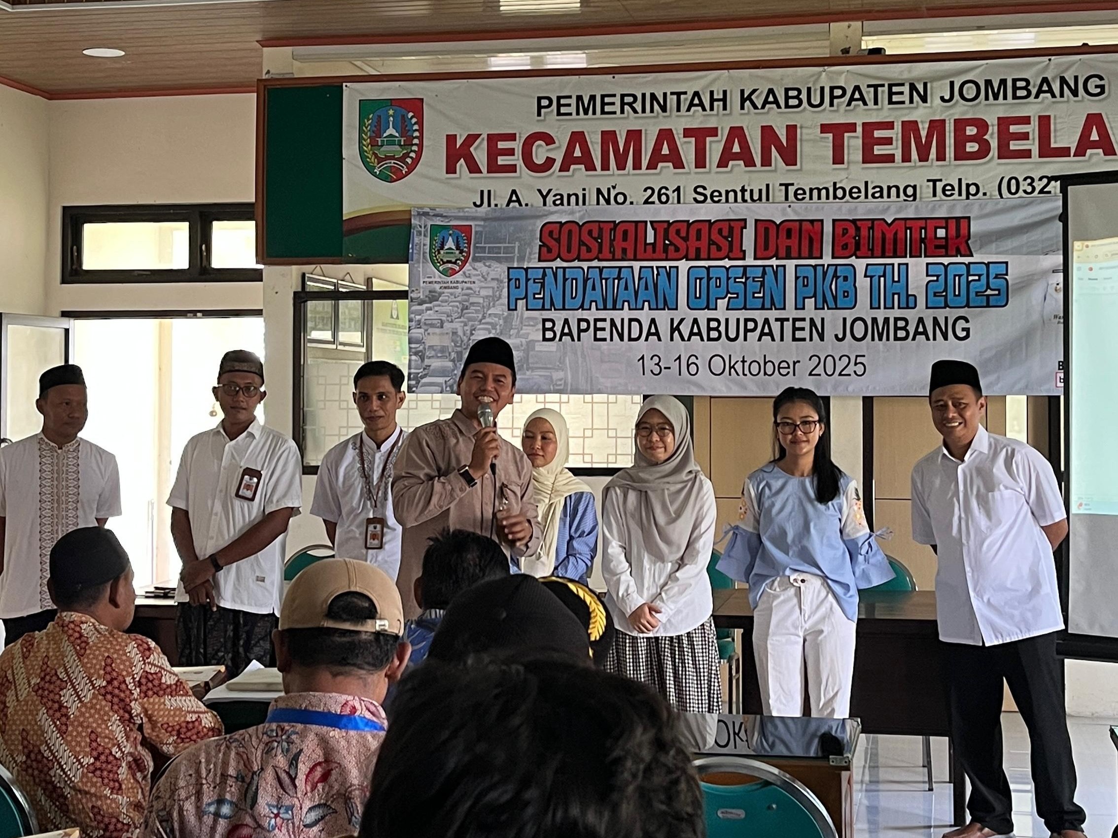 BIMTEK PENDATAAN PKB SAMBANGI TEMBELANG: PERKUAT DIGITALISASI PAJAK DAERAH