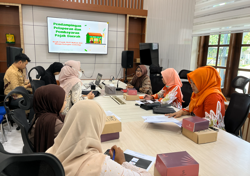 PERMUDAH PENGUSAHA KATERING, BAPENDA JOMBANG GELAR PEKAN PENDAMPINGAN PELAPORAN PAJAK PBJT