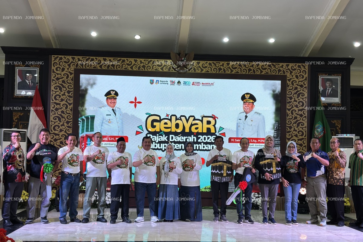 Bapenda Jombang Gelar Gebyar Pajak Daerah 2026, Apresiasi Wajib Pajak dengan Hadiah Utama Umroh