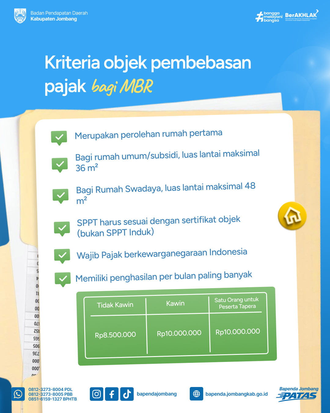 Pembebasan BPHTB untuk Masyarakat Berpenghasilan Rendah (MBR) - Part 2