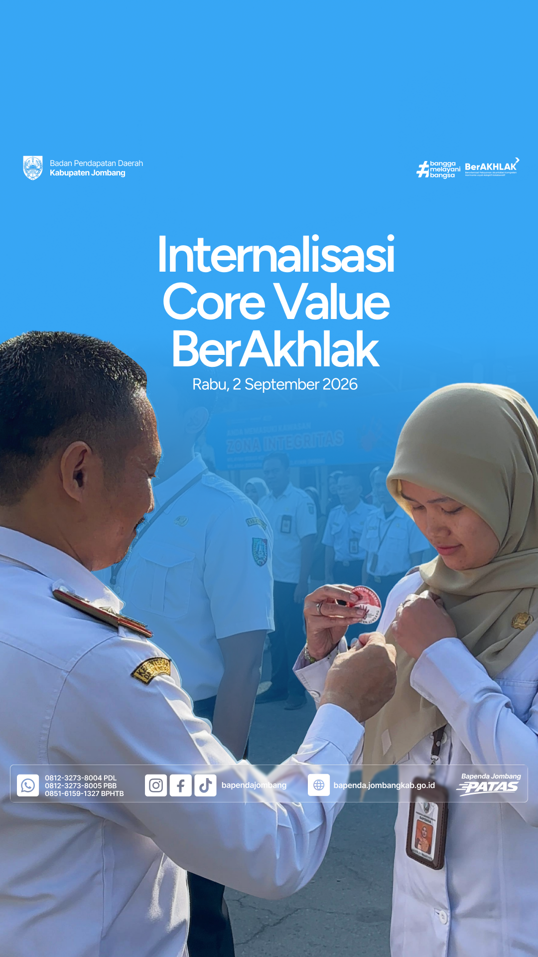 APEL PAGI | INTERNALISASI CORE VALUE ASN BERAKHLAK