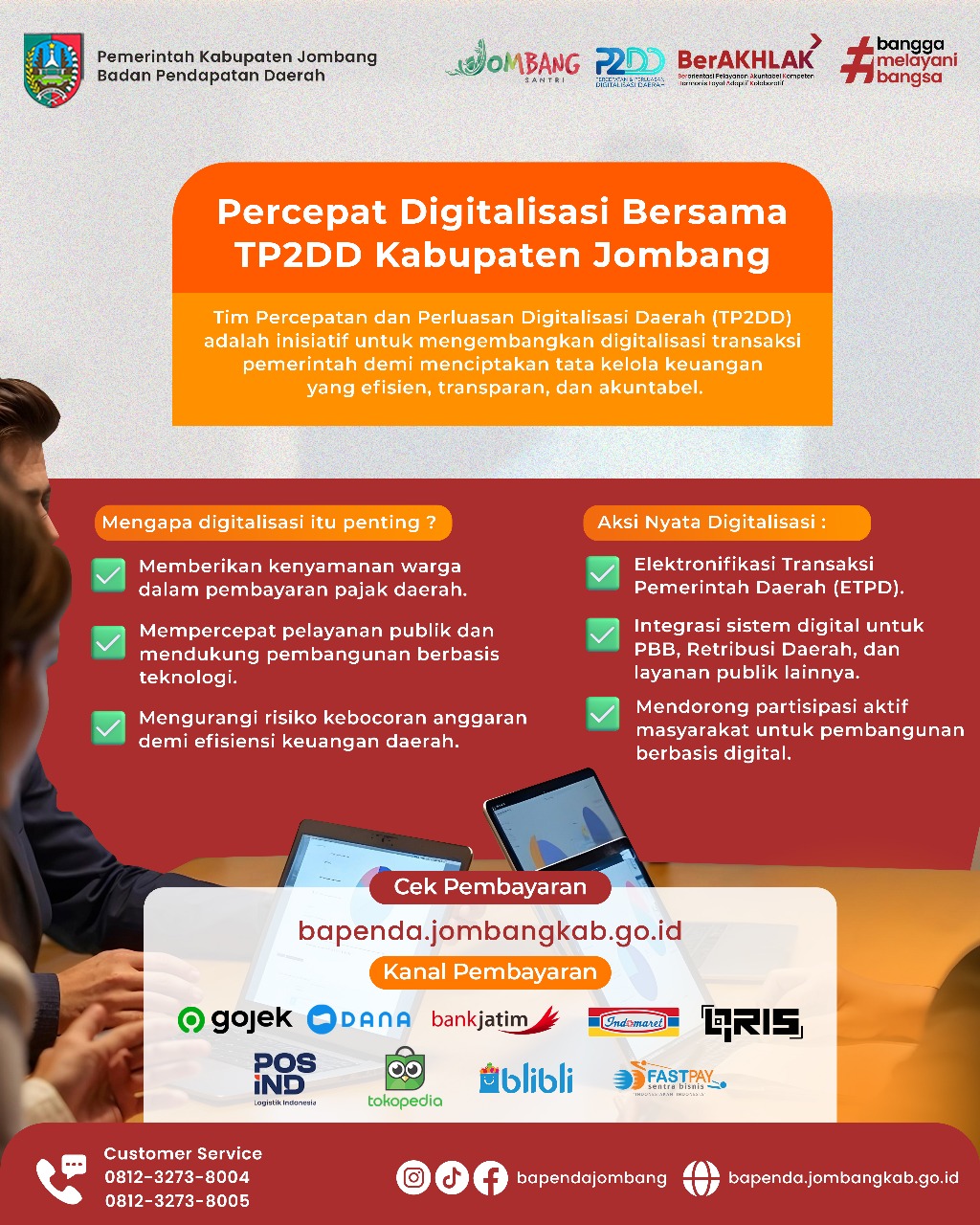 PERCEPAT DIGITALISASI BERSAMA TP2DD KABUPATEN JOMBANG